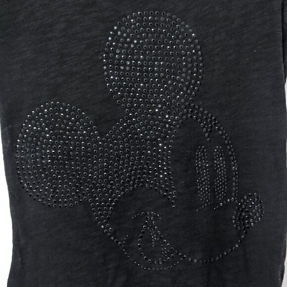Disney MNG Jeans Mickey Mouse Embellished Tee XXS - Picture 4 of 7
